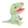 thumbnail image 2 of Juguete de dinosaurio de peluche de 11.8 pulgadas con boca móvil, suave, color verde, 2 of 14