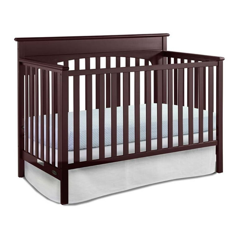 Graco Lauren 4 in 1 Convertible Crib in Cherry Walmart