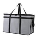 thumbnail image 2 of Bolsa de entrega de alimentos aislada perfecl Bolsa de catering comercial gris negro 58 cm x 35 cm x 38 cm, 2 of 8
