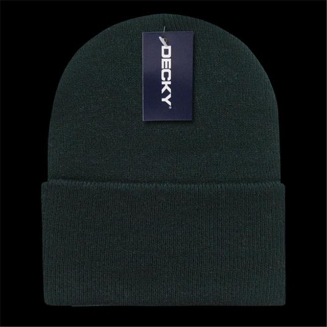 Decky KC-BLK Bonnets à Manchettes - Noir