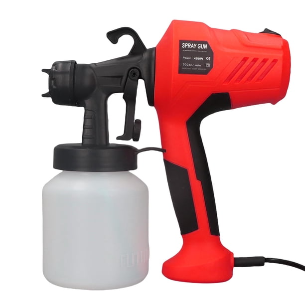 Rociador De Pintura Eléctrica Para Atomización Fina, 3 Patrones, Pistola De Rociado De Látex De Tasa De Flujo Ajustable Para Muebles, Paredes, Techos