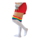 thumbnail image 4 of Calcetas Media Larga Orgullo LGBT Mauya Arcoiris BLANCO 1 par, 4 of 5