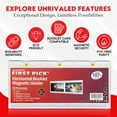 thumbnail image 3 of Collector's First Pick 187mm Horizontal Booklet Magnetic Card Holder - 187mm PVC FREE - UV Protection - Great Fit For National Treasures, Flawless, Playbook Cards and More…, 3 of 6