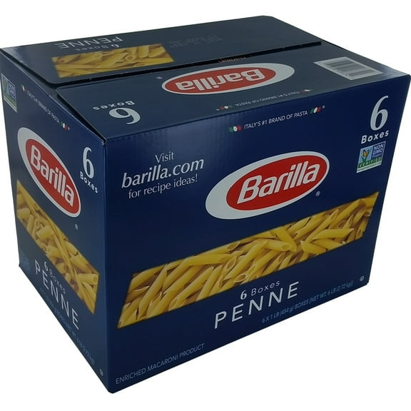 Barilla Pasta Penne 16 Ounce (Pack of 6)