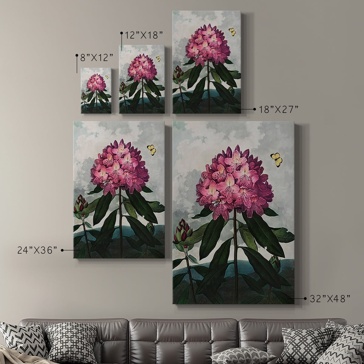 Temple of Flora X Premium Gallery Wrapped Canvas - Ready to Hang