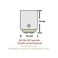 thumbnail image 4 of JD 100W BA15D Halogen Lamp T4 Clear 100 Watts D.C. Bayonet Base 130V (6/pack), 4 of 4