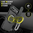 thumbnail image 5 of ELEHOLD for iPhone 17 Air Rugged Magnetic Case, Compatible with Mag Safe Accessory Stand Magnetic Ring Holder Len Protective Cover Rugged Heavy Duty Protective Case Cover,Black, 5 of 10