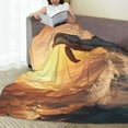 thumbnail image 6 of Zufioo Sunset Dancing Dolphin A Fleece Blanket Queen Size,Plush Bed Blanket,Ultra Soft Throw Blanket,Plush Fuzzy Cozy Blanket Perfect for Bed,Couch-60"x50", 6 of 7