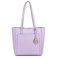 thumbnail image 2 of MKF Collection Lea Vegan Leather Women's Tote Bag, Fashionable Shoulder Purse Handbag by Mia K - Lilac, 2 of 6