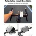 thumbnail image 3 of ROCKBROS Bike Phone Holder Adjustable Motorcycle Phone Mount Handlebar Clip for Bicycle Scooter Cell Phone Clamp for 4.1" - 6.7", 3 of 5