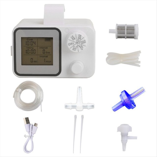 de Riego Automático Inteligente con Goteros Ajustables. Kit de Riego por Automático con Programación de Riego Personalizada.