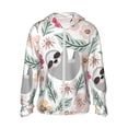 thumbnail image 2 of Uemuo Cute Cartoon Sloth Pattern Women's Full Zip UPF 50+ Sun Protection Hoodie Jacket Long Sleeve Sun Shirt Hiking Outdoor Performance with Pockets-, 2 of 9