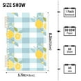 thumbnail image 3 of Lemons on Plaid Notebooks 2 Pcs 1-subject Journal 60 Sheets A5 College Ruled Paper Detachable Ring 8.3"x5.7", 3 of 8