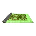 thumbnail image 2 of Ahgly Company Indoor Round Oriental Green Traditional Area Rugs, 3' Round, 2 of 4
