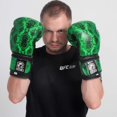 thumbnail image 4 of StoneStrikeGear Boxing Gloves – 12oz, Unisex, Synthetic Leather Training Gloves for Boxing, Sparring, & Bag Work – Viper Venom Green/Black 1, 4 of 4