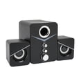 thumbnail image 4 of Altavoz Bluetooth D‑221 para ordenador, minialtavoz de escritorio de 2.1 canales y graves profundos para bodas y fiestas, color negro, 4 of 14