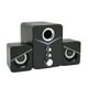thumbnail image 4 of Altavoz Bluetooth para computadora - Mini altavoz de escritorio de 2.1 canales con graves profundos (negro) para bodas, 4 of 10