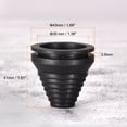 thumbnail image 2 of Unique Bargains Rubber Grommet Conical Mount Dia 35 mm for Wire Protection 6 Pack, 2 of 5