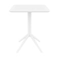 thumbnail image 3 of Compamia Sky 24 inch Square Folding Table with Resin Top, White (1 Count), 3 of 8