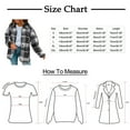 thumbnail image 3 of outfmvch long sleeve shirts for women button down plaid shirts flannel hooded shacket jacket hoodie coats womens tops womens sweaters red, 3 of 7