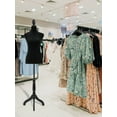 thumbnail image 7 of CL.HPAHKL Female Mannequin Torso Manikin Dress Form 49.6-63.4 Inch Height Adjustable Female Dress Model Display Torso Body Tripod Stand Clothing Forms,Black, 7 of 7