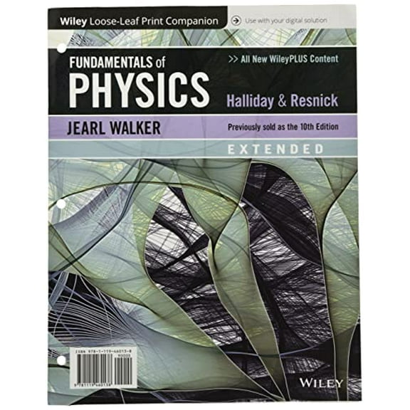 Pre-Owned Fundamentals of Physics, Extended: Extended, 9781119460138, 1119460131, Paperback, 11 edition