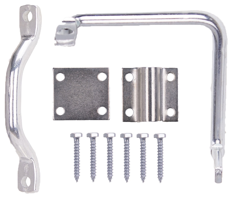 Prosource LR184PS Gate Latch, Bar, Heavy Duty, Zinc Plated