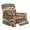 Giraffe Geometric Stripe, variant on HELLHERO Butterfly Flower Print Sofa Slipcovers for Recliner Couch Skin Friendly Soft Lazyboy Recliner Chair Cover with Handle Opening Single-Seater, Pink