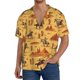 thumbnail image 1 of Balery Brave Cowboys Camisa Casual de Manga Corta con Botones para Hombre, Texturizada, Estilo Cubano, para Playa, Verano-X-Large, 1 of 5
