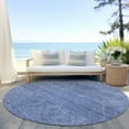 thumbnail image 6 of Addison Rugs Chantille Indoor/Outdoor Transitional Geometric Blue Washable Round Rug, 8' x 8', 6 of 6