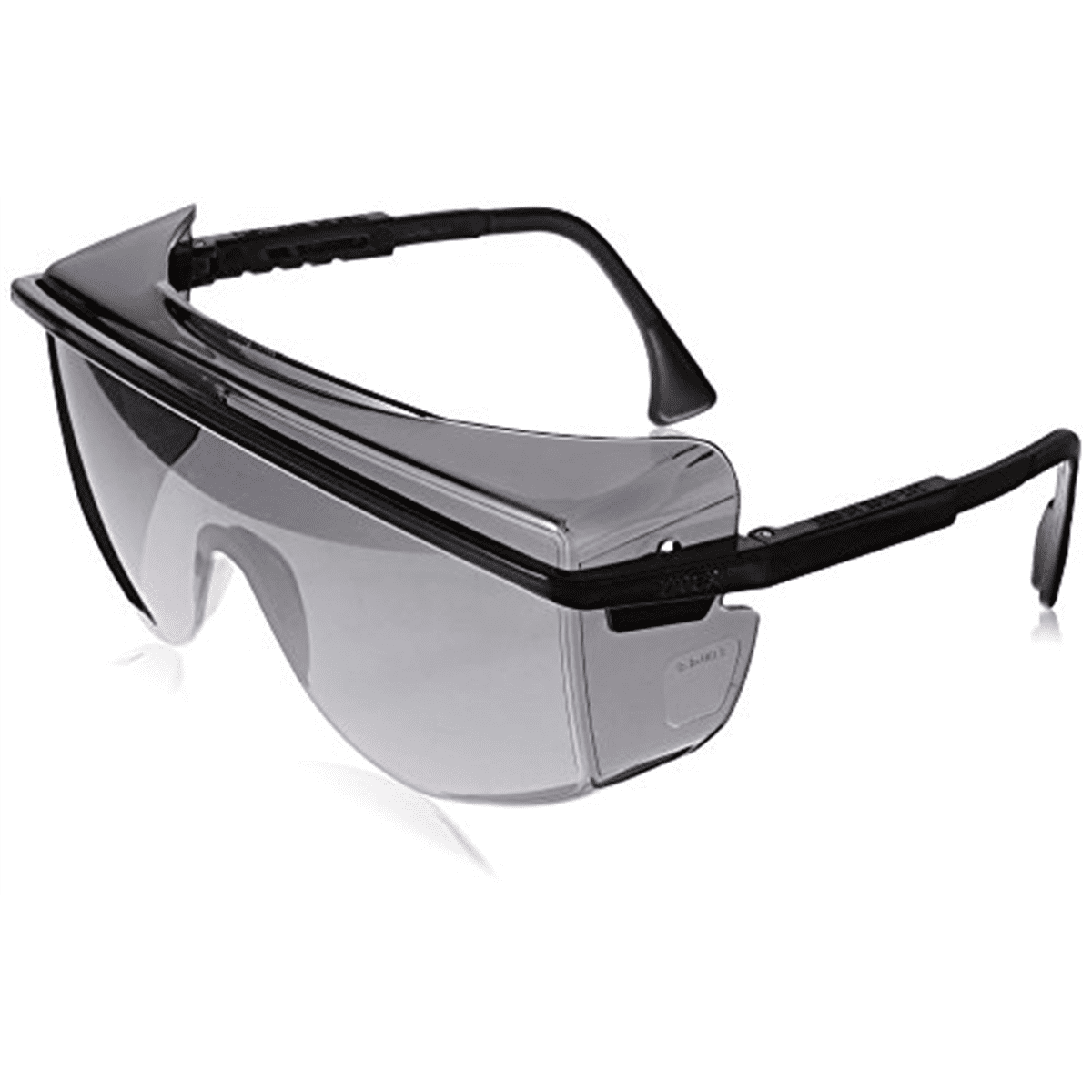 Uvex S2504 Astro Over-The-Glass Safety Glasses with Black Frames/Gray Lens