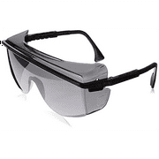 Uvex S2504 Astro Over-The-Glass Safety Glasses with Black Frames/Gray Lens