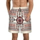 thumbnail image 1 of Balery Fashion Tatreez1 Traje de Baño Estilo Hawaiano para Hombre, Shorts de Secado Rápido con Bolsillos-Large, 1 of 6