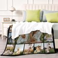 thumbnail image 2 of AISENIN Personalized Photo Blankets Throw with 17 Photos for Adults Kids Family Best Friend in Birthday Christmas Wedding Customizable Pictures Gifts, 2 of 5