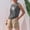 Dark Gray, variant on Women's Tennis Tanks Versatile Sleeveless Cat Print Zippered Heartfelt Tank Top for Casual Everyday Wear Dark Gray S