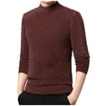 thumbnail image 1 of cfhntfmh Mens Pullover Sweaters Wool Slim Long Sleeve Knitted Sweaters Fall Winter Warm Mock Neck Thermal Shirts, 1 of 4