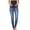Medium Blue-Classic, variant on Women’s Maternity Skinny Jean Stretch Denim Pants with Full Panel Over Belly Waistband Slim Fit Dark Blue