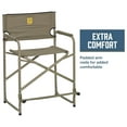 thumbnail image 4 of SJK Adult Big Tall Steel Compact Camping Chair with Footrest Supports 325 lbs, 4 of 5