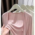 thumbnail image 6 of Niaviben cardigan for women light sweaters for women summer summer cardigans for women lightweight plus size womens clothing light cardigan Pink 2XL, 6 of 8
