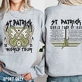 thumbnail image 4 of St Patrick World Tour Sweater, St Patricks Day Shirt, Guitar St Pattys Day Sweater, Irish Sweatshirt, St Patricks Shirt, Rock Music Sweater 1679668109 2945, 4 of 6