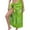 GRN FLW, variant on InGear Sarong Pareo Beach Wrap for Women, Swim Bikini Coverup Skirt