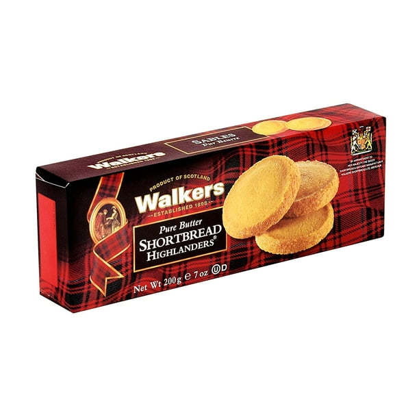 Walkers Shortbread Highlanders Shortbread Cookies, 7 Ounce Box