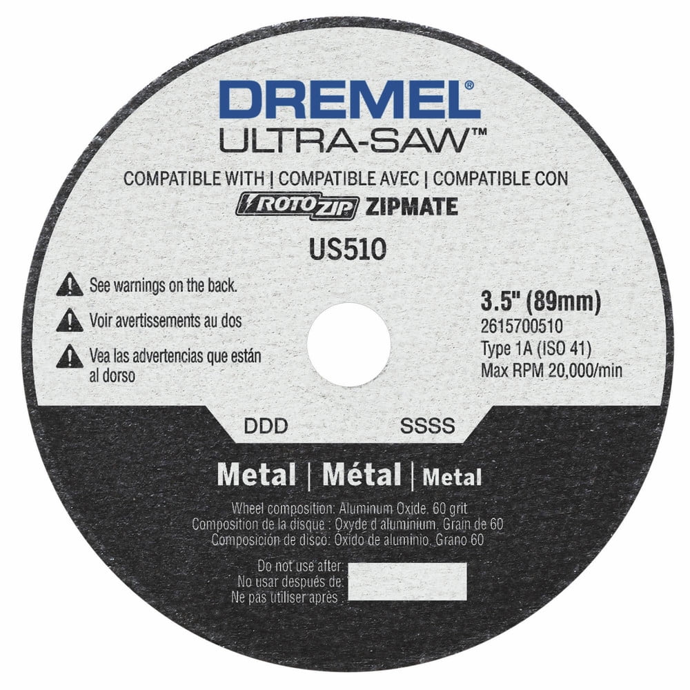 Dremel US700 Ultra-Saw Cutting Kit for Wood, Plastic, Metal, Tile, Laminates, and Cement Board, 6 Pieces