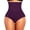 #1 Dark Purple (With Bones), variant on Tummy Control Shapewear Panties For Women Seamless High Waist Shaping Body Shaper Girdle Underwear