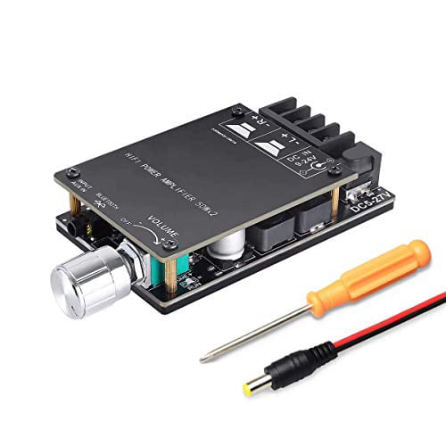 DC5-27V 100W x2 Stereo Bluetooth 5.0 Audio Amplifier/Receiver Board TPA3116 Kits