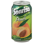 Angle View: Sonrisa Peach Nectar Juice Drink, 11.3 fl oz, (Pack of 24)
