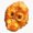 1pcs, variant on Cute Symmetrical Orange Orangutan Sliced Chicken Nugget Fast Food Animal Mashup Decal For Skateboard Sticker
