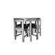 thumbnail image 1 of Comedor Rematesmxmuebles Redondo Madera Gris CONTEMPORANEO, 1 of 4