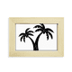 thumbnail image 1 of Coconut Tree Plant Beach silueta Escritorio de madera Arte Pintura 5x7 pulgadas marco de foto foto, 1 of 4
