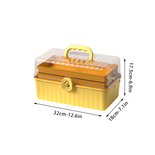 Agiferg Family Large-capacity Box Drug Storage Box Household Small First Aid Box Storage Box